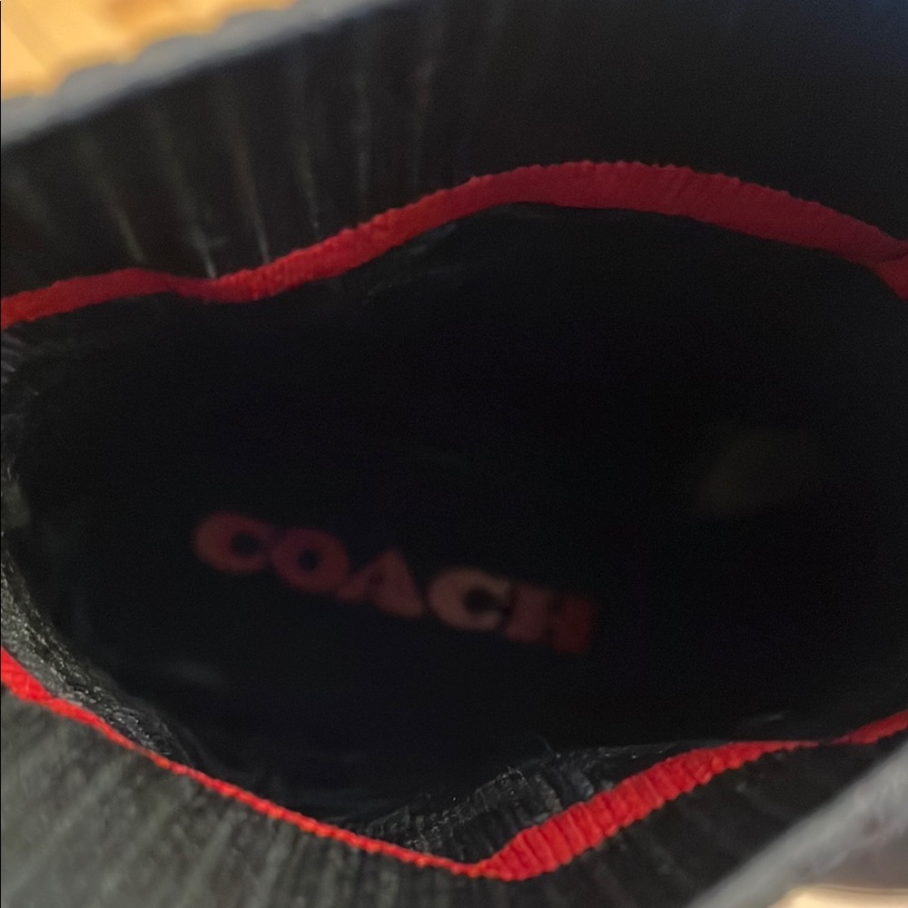 Coach Black and Gray Rain Boots - Picture 8 of 10